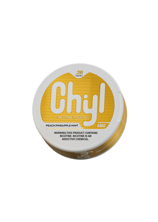 Chyl Nicotine Pouches Peach Pineapple Mint (3mg, 6mg) | GetPop