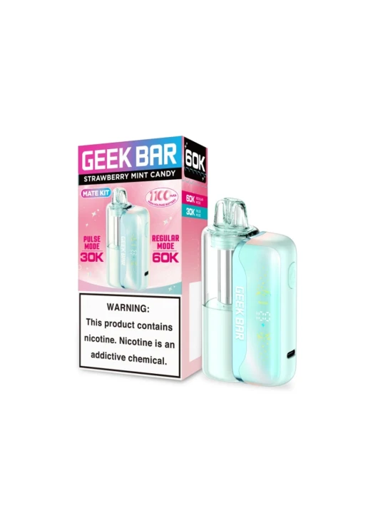 Geek Bar MATE 60K Kit: Strawberry Mint Candy