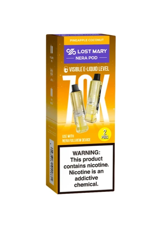 Lost Mary Nera Fullview 70K Refill Pods: Pineapple Coconut