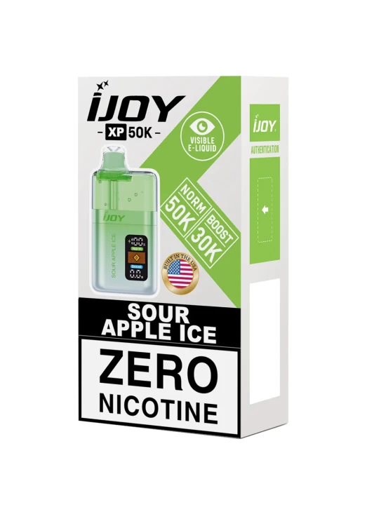 iJoy XP50000 ZERO: Sour Apple Ice 0%