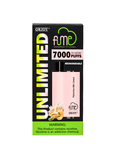 cereal milk disposable vape nicotine Fume Unlimited 7000 Pistachios Select Flavor ::Clear Pink Love 66 Ploox XS Brand_Uwell