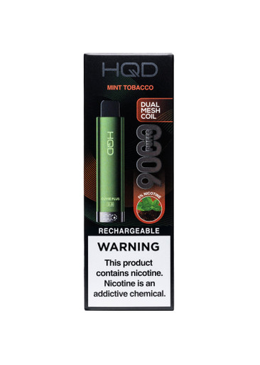 HQD Cuvie Plus 2.0 Mint Tobacco (9000 puffs) disposable vape