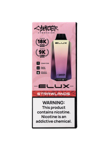 elux+disposable+vape Elux Cyberover 18000 Strawlands Lost Mary Turbo Not High End Vapes Flavour:Blueberry Watermelon Ice