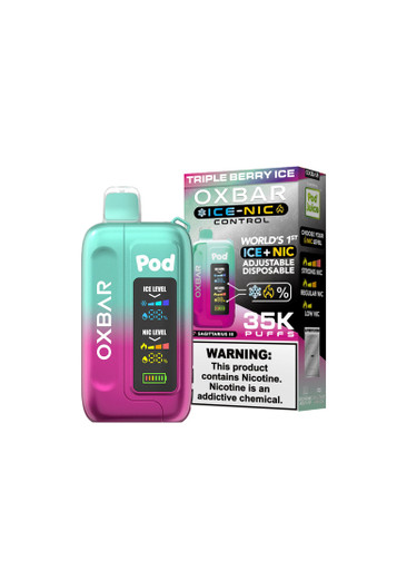 triple berry ice vape juice Oxbar x Pod Ice-Nic Control 35K Farbe:Abstract Green CIMG Ninja Man | Sugoi