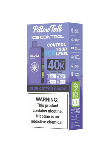 pill candy disposable vape Pillow Talk Ice Control IC40000 Blue Cotton puffs-up-to-5k Color:0 mg vape companion device Strawberry