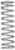 Coil-Over Hot Rod Spring 14in x 125# Coil-Over Hot Rod Spring 14in x 125#