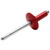 Lg Hd Rivet Red Alum 250pk