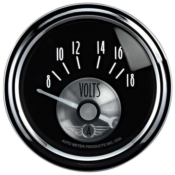 2-1/16 Voltmeter 8-18V Prestige Black Series 2-1/16 Voltmeter 8-18V Prestige Black Series