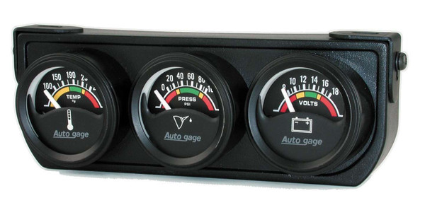 1-1/2in Blk Elec Gauge Panel 1-1/2in Blk Elec Gauge Panel