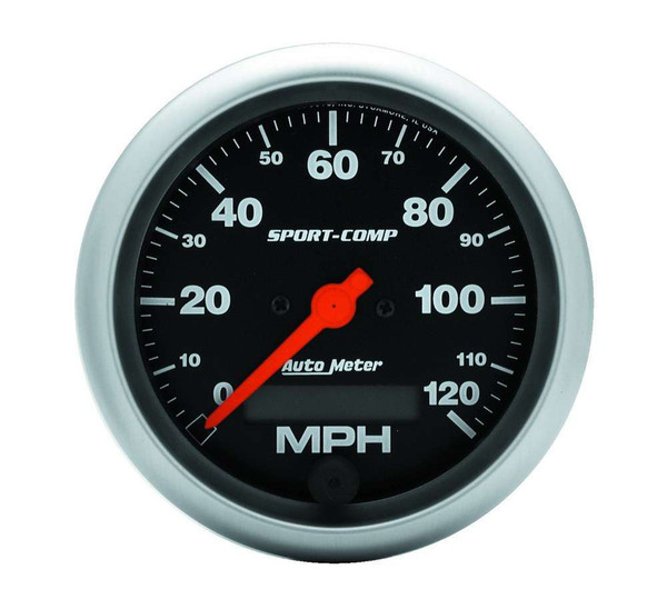 3-3/8in Sport Comp. Elec. 120MPH Speedometer 3-3/8in Sport Comp. Elec. 120MPH Speedometer