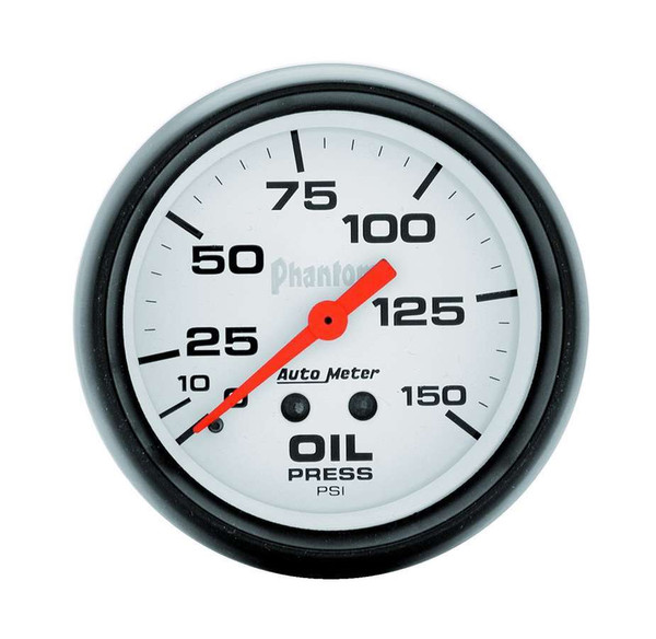 2-5/8in Phantom Oil Pressure Gauge 0-150psi 2-5/8in Phantom Oil Pressure Gauge 0-150psi