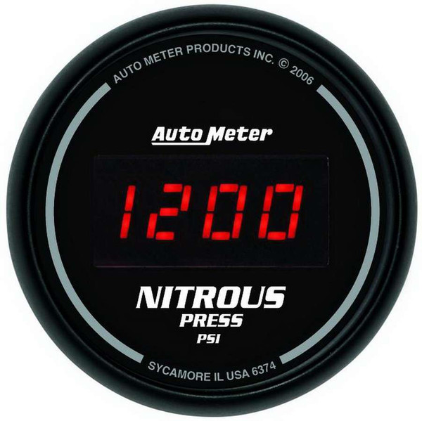 2-1/16in DG/B Nitrous Pressure Gauge 2-1/16in DG/B Nitrous Pressure Gauge