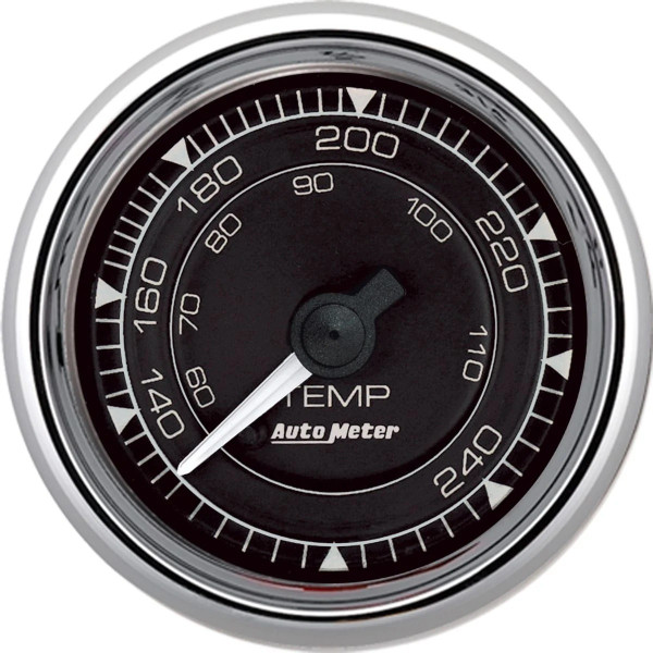 2/16 Chrono Chrome Gauge Temp  120-240 Degree 2/16 Chrono Chrome Gauge Temp  120-240 Degree