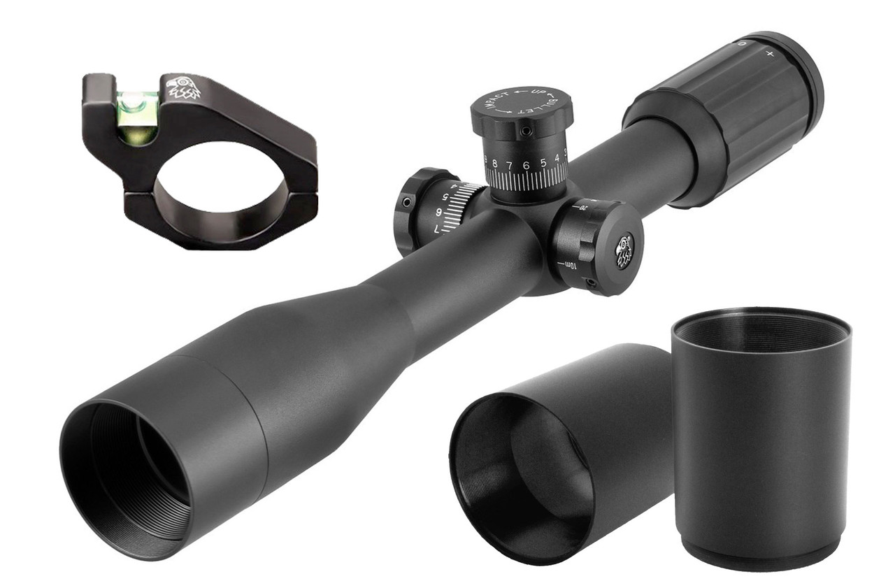 SWFA 10x42 SS - MOA-Quad Reticle, 30mm, .25 MOA Clicks, Side Focus