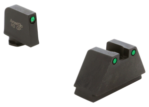 AmeriGlo GL815 Optic Compatible Sight Set for GlockBlack | 3XL Tall Green Tritium with Black Outline Front Sight 3XLTallGreen Tritium with Black Outline Rear Sight AmeriGlo GL815 Optic Compatible Sight Set for GlockBlack | 3XL Tall Green Tritium with Black Outline Front Sight 3XLTallGreen Tritium with Black Outline Rear Sight