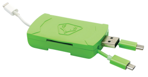 HME 4-in-1 SD Card Reader For iOS and Android USB-OTG Device HME 4-in-1 SD Card Reader For iOS and Android USB-OTG Device