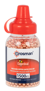 Crosman 0737 Copperhead 737 177 Copper-Coated Steel 1500 Per Bottle Crosman 0737 Copperhead 737 177 Copper-Coated Steel 1500 Per Bottle