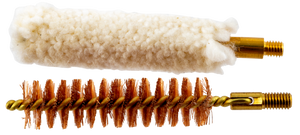 Traditions A1238 Brush/Swab Set 50 Cal 10-32 Thread Bronze Bristles 1 Set