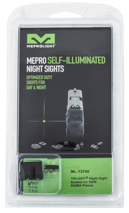 Meprolight Tru-Dot Sight Set S&W Sigma Steel Blue Tritium Green Meprolight Tru-Dot Sight Set S&W Sigma Steel Blue Tritium Green