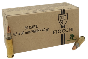Fiocchi 46EXC H&K 4.6x30mm H&K 40 gr Jacket Hollow Point 1000rounds Fiocchi 46EXC H&K 4.6x30mm H&K 40 gr Jacket Hollow Point 1000rounds