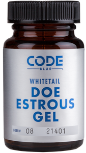 Code Blue OA1026 BlueDeer Attractant Doe In Estrus Scent Gel 2 oz Bottle Code Blue OA1026 BlueDeer Attractant Doe In Estrus Scent Gel 2 oz Bottle