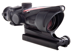 Trijicon 4x32 Acog Rifle Scope Matte, .223 Red Chevron, w/ Picatinny Adapter Trijicon 4x32 Acog Rifle Scope Matte, .223 Red Chevron, w/ Picatinny Adapter