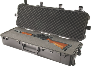 Pelican iM3220 Storm Rifle Case with Foam and Wheels Polymer Black Pelican iM3220 Storm Rifle Case with Foam and Wheels Polymer Black