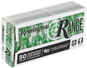Remington Ammunition 28564 Range Target 9mm Luger 115 gr FMJ50rd Bx Remington Ammunition 28564 Range Target 9mm Luger 115 gr FMJ50rd Bx