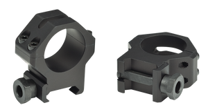 Weaver Mounts 48366 Skeleton Rings Four-Hole Black Anodized Aluminum 30mm Tube High Weaver Mount Weaver Mounts 48366 Skeleton Rings Four-Hole Black Anodized Aluminum 30mm Tube High Weaver Mount