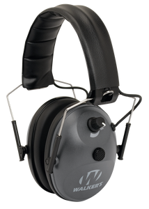 Walker's Single Mic Electronic Earmuff (NRR 22 dB) Black Walker's Single Mic Electronic Earmuff (NRR 22 dB) Black