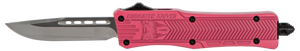 CobraTec Knives SPKCTK1SDNS CTK-1Small 2.75" OTF Drop Point Plain D2 Steel Blade/Pink Aluminum Handle Features Glass Breaker Includes Pocket Clip CobraTec Knives SPKCTK1SDNS CTK-1Small 2.75" OTF Drop Point Plain D2 Steel Blade/Pink Aluminum Handle Features Glass Breaker Includes Pocket Clip