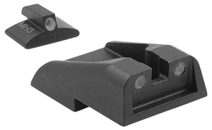 Meprolight USA 195933101 Black | Green Tritium Front Sight Green Tritium Rear Sight Set Meprolight USA 195933101 Black | Green Tritium Front Sight Green Tritium Rear Sight Set