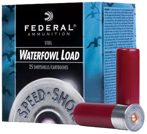 Federal WF1433 Speed-Shok Waterfowl 12 Gauge 3" 1 1/8 oz 3 Shot 25 Per Box/ 10 Cs