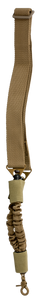NcStar AARS1PT Single Point Sling1.50" W x 44"-60" L Adjustable Bungee Tan Nylon NcStar AARS1PT Single Point Sling1.50" W x 44"-60" L Adjustable Bungee Tan Nylon