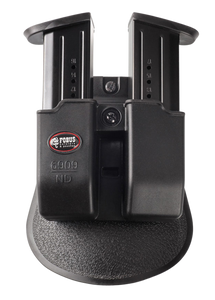 Fobus 6909NDP Double Mag PouchBlack Polymer Paddle Compatible w/ Double Stack Fobus 6909NDP Double Mag PouchBlack Polymer Paddle Compatible w/ Double Stack