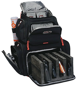 GPS Bags 1711BPBT Handgunner Backpack 1000D Nylon Black with Tan Accents Foam Cradle Holds 4 Medium Handguns, Mag Pockets, Pull-Out Rain Cover & Visual ID Storage System GPS Bags 1711BPBT Handgunner Backpack 1000D Nylon Black with Tan Accents Foam Cradle Holds 4 Medium Handguns, Mag Pockets, Pull-Out Rain Cover & Visual ID Storage System