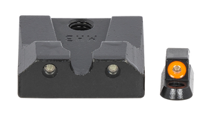 Meprolight USA 477863131 Hyper-BrightBlack | Green Tritium with Orange Outline Front Sight Green Tritium with Black Outline Rear Sight Set Meprolight USA 477863131 Hyper-BrightBlack | Green Tritium with Orange Outline Front Sight Green Tritium with Black Outline Rear Sight Set