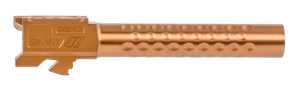ZEV Technologies BBL17OPT5GBRZ Optimized Match Replacement Barrel 9mm Luger 4.49" Bronze PVD Finish 416R Stainless Steel Material with Dimples for Glock 17 Gen5 ZEV Technologies BBL17OPT5GBRZ Optimized Match Replacement Barrel 9mm Luger 4.49" Bronze PVD Finish 416R Stainless Steel Material with Dimples for Glock 17 Gen5