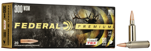 Federal Premium Ammunition 300 Winchester Short Magnum (WSM) 180 Grain Barnes TSX 20RD Federal Premium Ammunition 300 Winchester Short Magnum (WSM) 180 Grain Barnes TSX 20RD