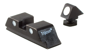 Trijicon 600234 Bright & Tough Steel Sights (No Tritium)- Glock Standard FramesBlack | White Front Sight WhiteRear Sight Trijicon 600234 Bright & Tough Steel Sights (No Tritium)- Glock Standard FramesBlack | White Front Sight WhiteRear Sight