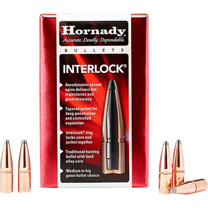 Hornady InterLock Bullets 270 Caliber (277 Diameter) 150 Grain Spire Point Box of 100 Hornady InterLock Bullets 270 Caliber (277 Diameter) 150 Grain Spire Point Box of 100