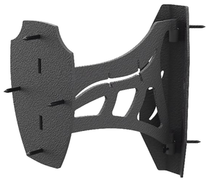 Skullhooker SKHCSMBLK Corner Shoulder Mount Mounting Kit Corner Mount Steel Black Small/Mid-Size Game Skullhooker SKHCSMBLK Corner Shoulder Mount Mounting Kit Corner Mount Steel Black Small/Mid-Size Game