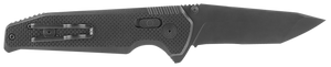 S.O.G SOG12570257 Vision XR3.36" Folding Tanto Part Serrated Black TiNi CTS XHP Steel Blade Black G10 Handle S.O.G SOG12570257 Vision XR3.36" Folding Tanto Part Serrated Black TiNi CTS XHP Steel Blade Black G10 Handle