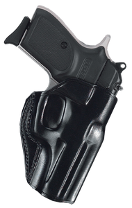 Galco SG164B StingerOWB Black Leather Belt Slide Fits S&W J Frame Fits 3-3.30" Barrel Right Hand