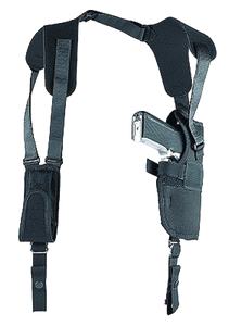 Uncle Mike's 83151 Sidekick Vertical Shoulder Holster Shoulder Size 15 Black Cordura Harness Fits Large Semi-Auto Fits 3.75-4.50" Barrel Right Hand Uncle Mike's 83151 Sidekick Vertical Shoulder Holster Shoulder Size 15 Black Cordura Harness Fits Large Semi-Auto Fits 3.75-4.50" Barrel Right Hand