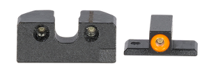 Meprolight USA 401103131 Hyper-BrightBlack | Green Tritium with Orange Outline Front Sight Green Tritium with Black Outline Rear Sight Set Meprolight USA 401103131 Hyper-BrightBlack | Green Tritium with Orange Outline Front Sight Green Tritium with Black Outline Rear Sight Set