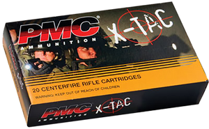 PMC 556 X-Tac Target 5.56x45mm NATO 62 gr Light Armor Piercing (LAP) 20 Per Box/ 50 Cs PMC 556 X-Tac Target 5.56x45mm NATO 62 gr Light Armor Piercing (LAP) 20 Per Box/ 50 Cs