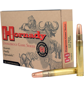 Hornady 82674 Dangerous Game Hunting 416 Rem Mag 400 gr Dangerous Game Solid (DGS) 20 Per Box/ 6 Cs
