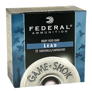 Federal H2006 Game-Shok Upland 20 Gauge 2.75" 7/8 oz 6 Shot 25 Per Box/ 10 Cs