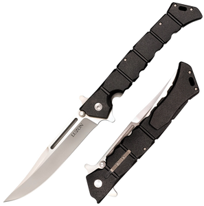 Cold Steel CS20NQX LuzonLarge 6" Folding Plain 8Cr13MoV SS Blade/Black GFN Handle Features Safety Switch Includes Pocket Clip Cold Steel CS20NQX LuzonLarge 6" Folding Plain 8Cr13MoV SS Blade/Black GFN Handle Features Safety Switch Includes Pocket Clip